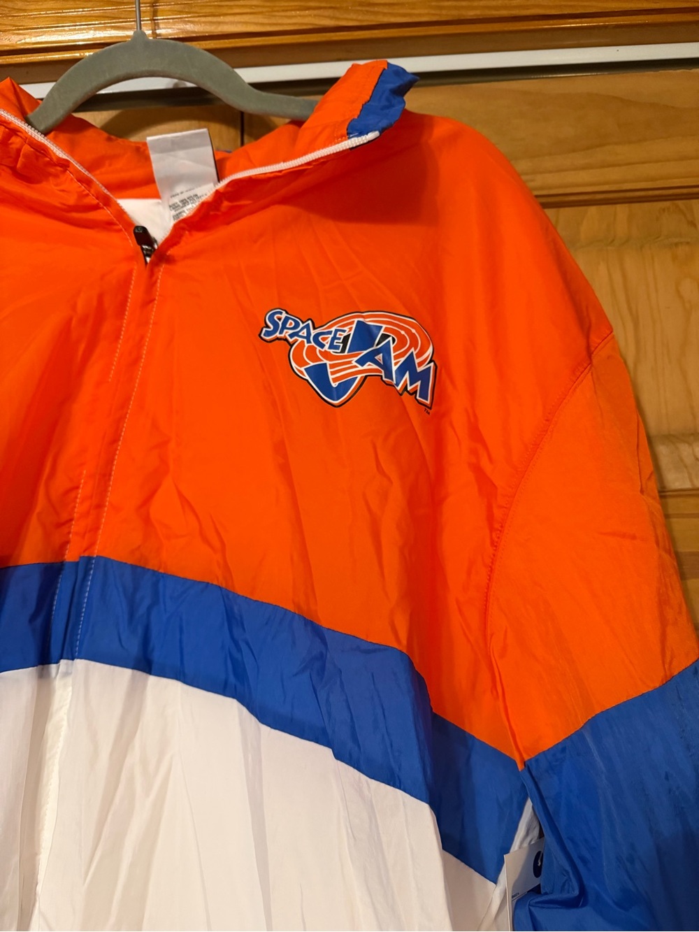Champion Space Jam Orange, Blue & White Swim Rash Guard